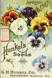 Cover of: Hunkel's seeds: spring 1917
