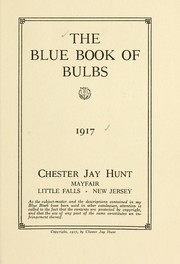 Cover of: The blue book of bulbs: 1917