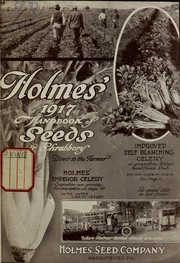 Cover of: Holmes' 1917 handbook of seeds & shrubbery direct to the farmer