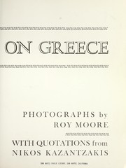 Cover of: Reflections on Greece by 