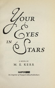 Cover of: Your eyes in stars : a novel by 