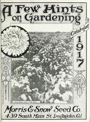 Cover of: A few hints on gardening: catalogue 1917