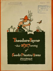 Cover of: Theodore Payne: his 1917 catalog of seeds, plants & trees