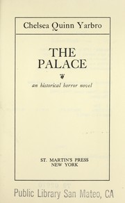 Cover of: The palace : an historical horror novel