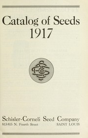 Cover of: Catalog of seeds