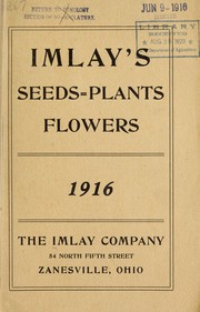 Cover of: Imlay's seeds-plants, flowers