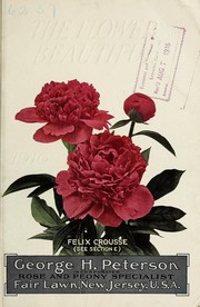 Cover of: The flower beautiful by George H. Peterson