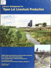 Cover of: Manure management for open lot livestock production
