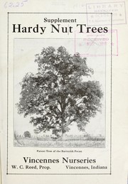 Cover of: Hardy nut trees: supplement