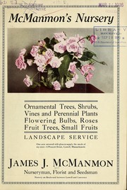 Cover of: Ornamental trees, shrubs, vines and perennial plants, flowering bulbs, roses, fruit trees, small fruits, landscape service