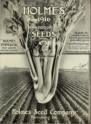 Cover of: Holmes' 1916 handbook of seeds, implements, etc