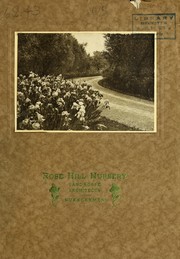 Cover of: Rose Hill Nursery [catalog]