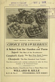 Cover of: Choice strawberries | Willard B. Kille (Firm)