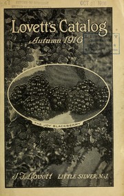 Cover of: Lovett's catalog: Autumn 1916