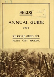 Cover of: Seeds annual guide, 1916