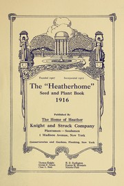 The "Heatherhome" seed and plant book by Knight and Struck Company