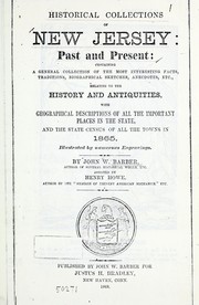 Cover of: Historical collections of New Jersey by John Warner Barber