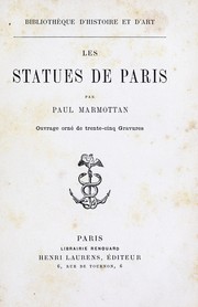 Cover of: Les statues de Paris