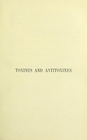 Cover of: Toxines and antitoxines