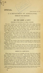 Cover of: Do you keep a cow? ...