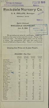 Cover of: Semi-annual wholesale count list: Jan. 5, 1916