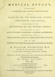 Cover of: Medical botany by William Woodville, William Woodville