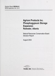 Agrium Products Inc. phosphogypsum storage expansion, Redwater, Alberta by Agrium Products Inc