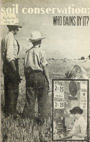 Cover of: Soil conservation by United States. Agricultural Adjustment Administration