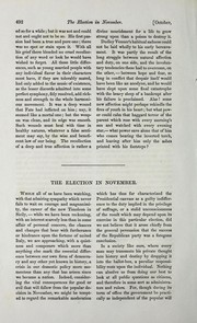 Cover of: The election in November by James Russell Lowell