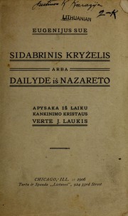 Cover of: Sidabrinis kryżelis by Eugène Sue