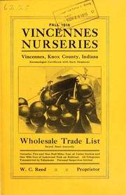 Cover of: Wholesale trade list: fall 1916