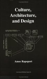 Cover of: Culture, Architecture, and Design