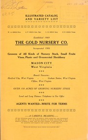 Cover of: Illustrated catalog and variety list