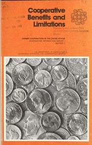 Cover of: Cooperative benefits and limitations