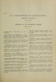 Cover of: Accessions to the Department Library: April-June, 1895