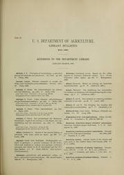 Cover of: Accessions to the Department Library: January-March, 1897