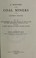 Cover of: A history of the coal miners of the United States, from the development of the mines to the close of the anthracite strike of 1902, including a brief sketch of early British miners