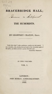 Cover of: Bracebridge hall; or, The humorists.