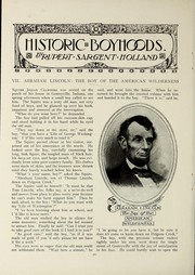 Cover of: Historic boyhoods VII: Abraham Lincoln : the boy of the American wilderness