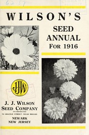 Cover of: Wilson's seed annual for 1916