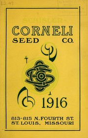 Catalog of seeds by Schisler-Corneli Seed Company