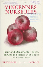 Cover of: Fruit and ornamental trees, shrubs and hardy nut trees for northern planting