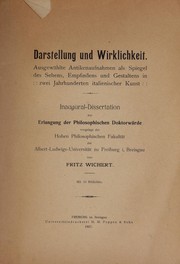 Cover of: Darstellung und Wirklichkeit: ausgewählte Antikenaufnahmen als Spiegel des Sehens, Empfindens und Gestaltens in zwei Jahrhunderten italienischer Kunst