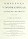 Cover of: Origines typographicae.