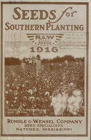 Seeds for southern planting by Rumble & Wensel Company