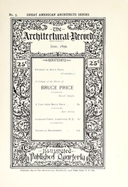 A critique of the works of Bruce Price by Russell Sturgis