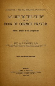 Cover of: A guide to the study of the book of common prayer: with a sketch of its compilation