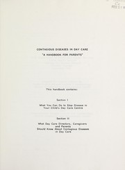 Cover of: Contagious diseases in day care by Alberta. Alberta Community and Occupational Health, Alberta. Alberta Community and Occupational Health