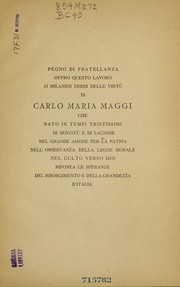 Cover of: Per Carlo Maria Maggi by Antonio Cipollini
