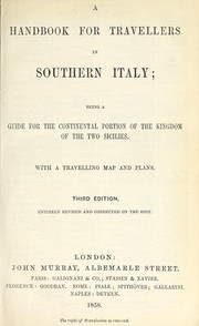 Cover of: A handbook for travellers in Southern Italy by John Murray (Firm)